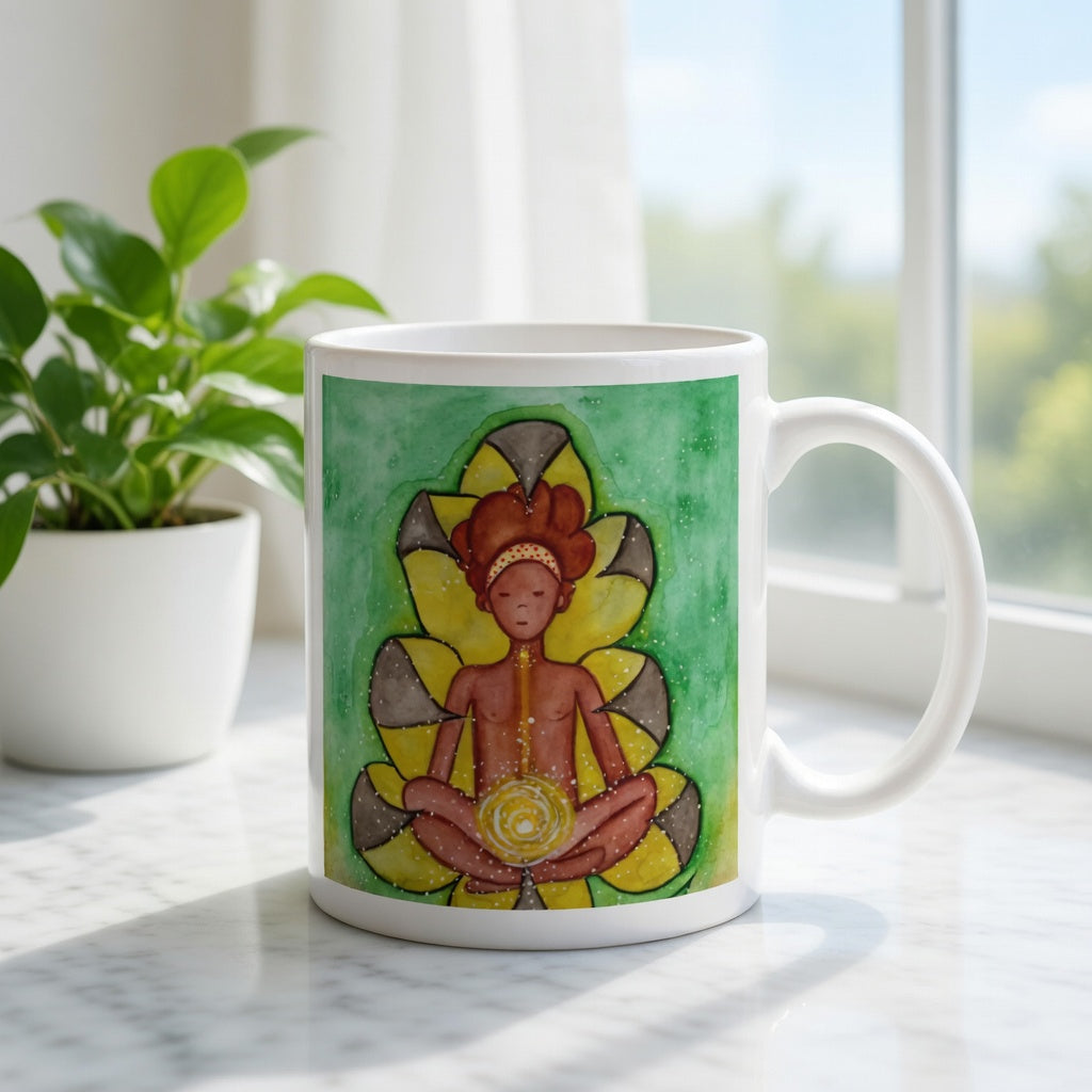 Sacral Chakra Meditation Mug – Creative Energy Coffee Cup, Emotional Flow Gift