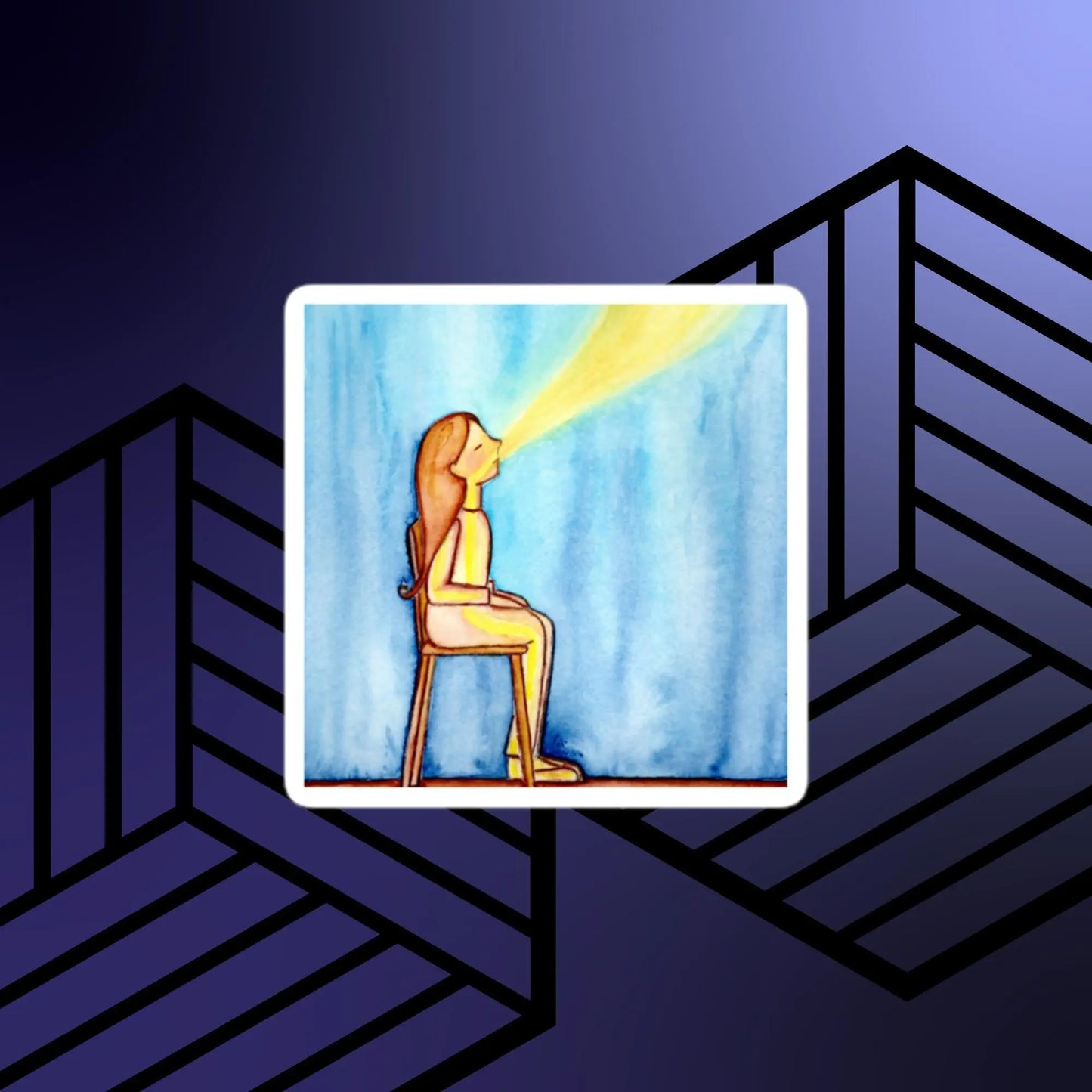 Bubble-free stickers (breathing and energy)