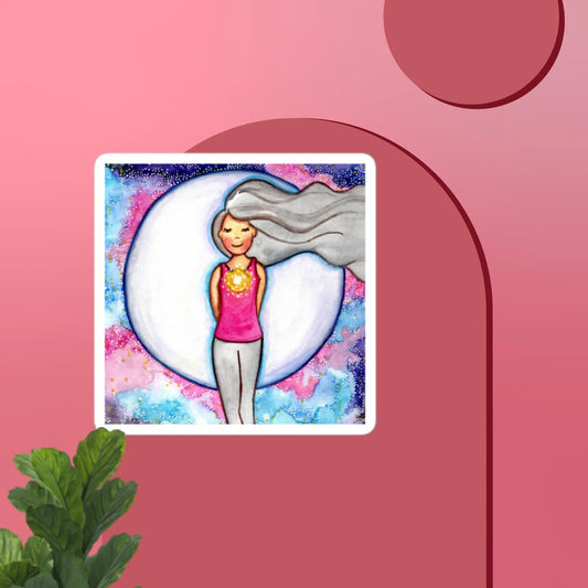 Bubble-free stickers (the heart chakra)