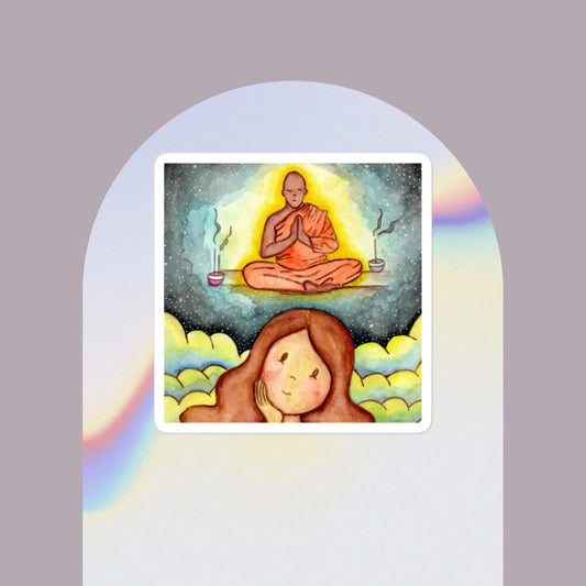 Bubble-Free Sticker (wondering about meditation)