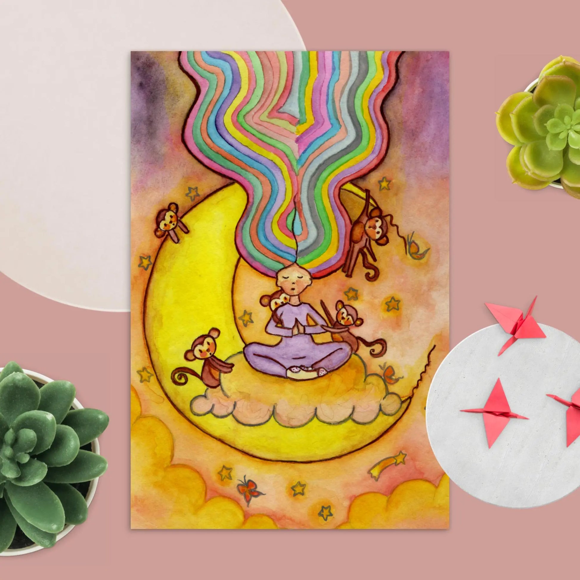 Postcard (meditating on the moon)