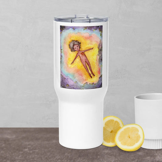 Travel Mug with Handle (the astral body)