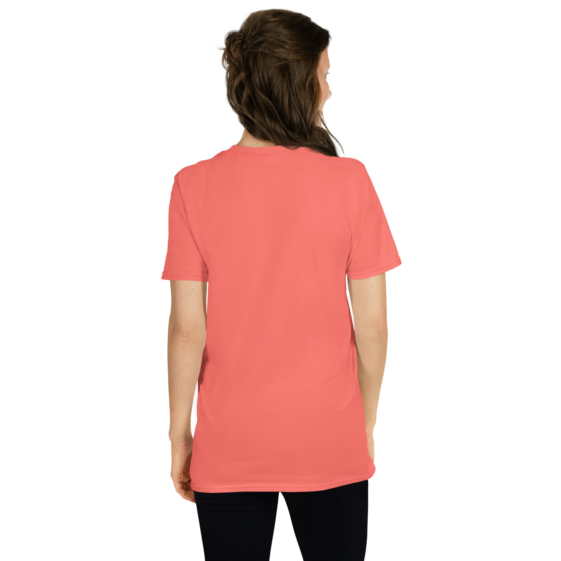 Unisex Softstyle T-Shirt (mandala with gold outer rim | on front | PROTECTION in black lettering)