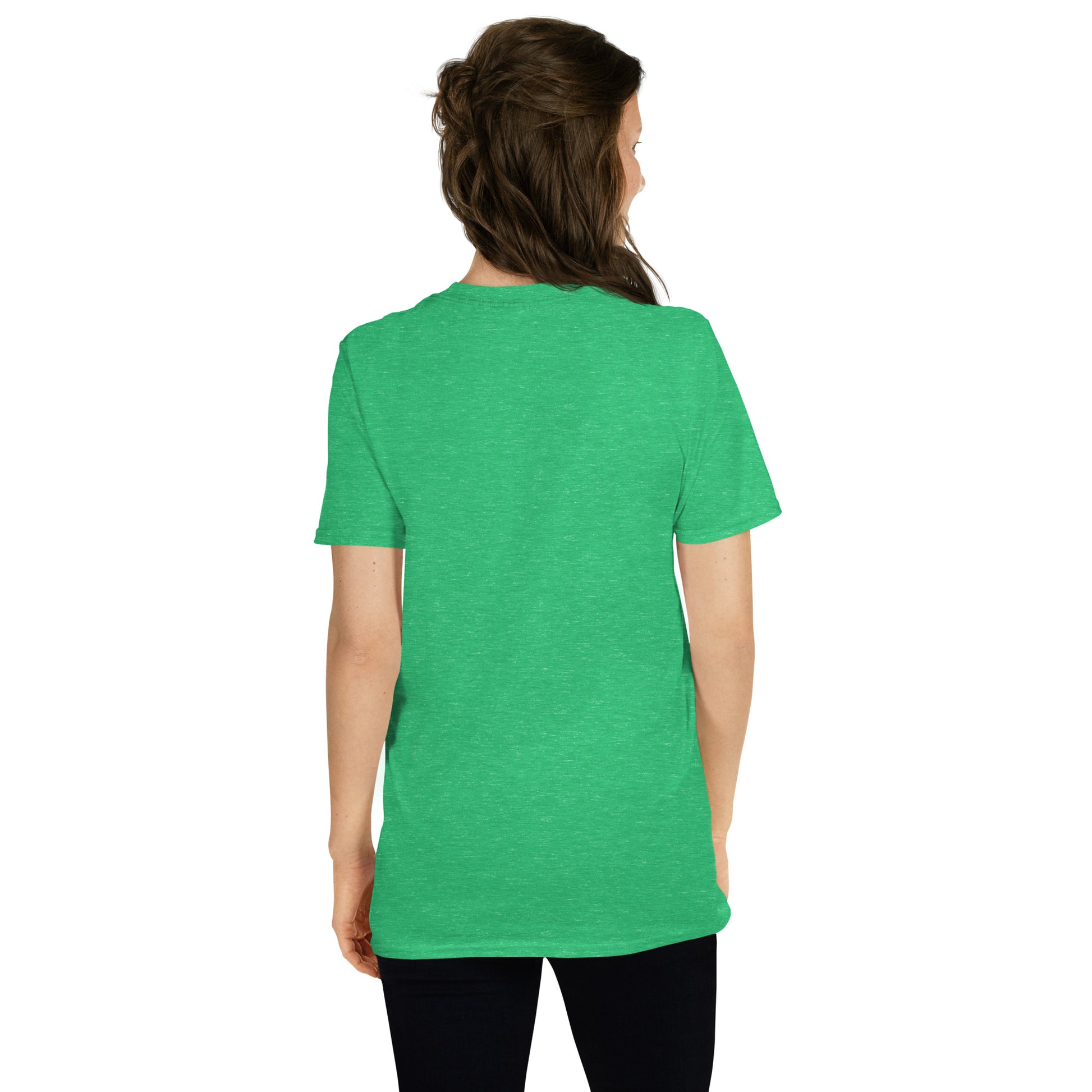 Unisex Softstyle T-Shirt (mandala with cross in the core | on front | GROWTH in black lettering)