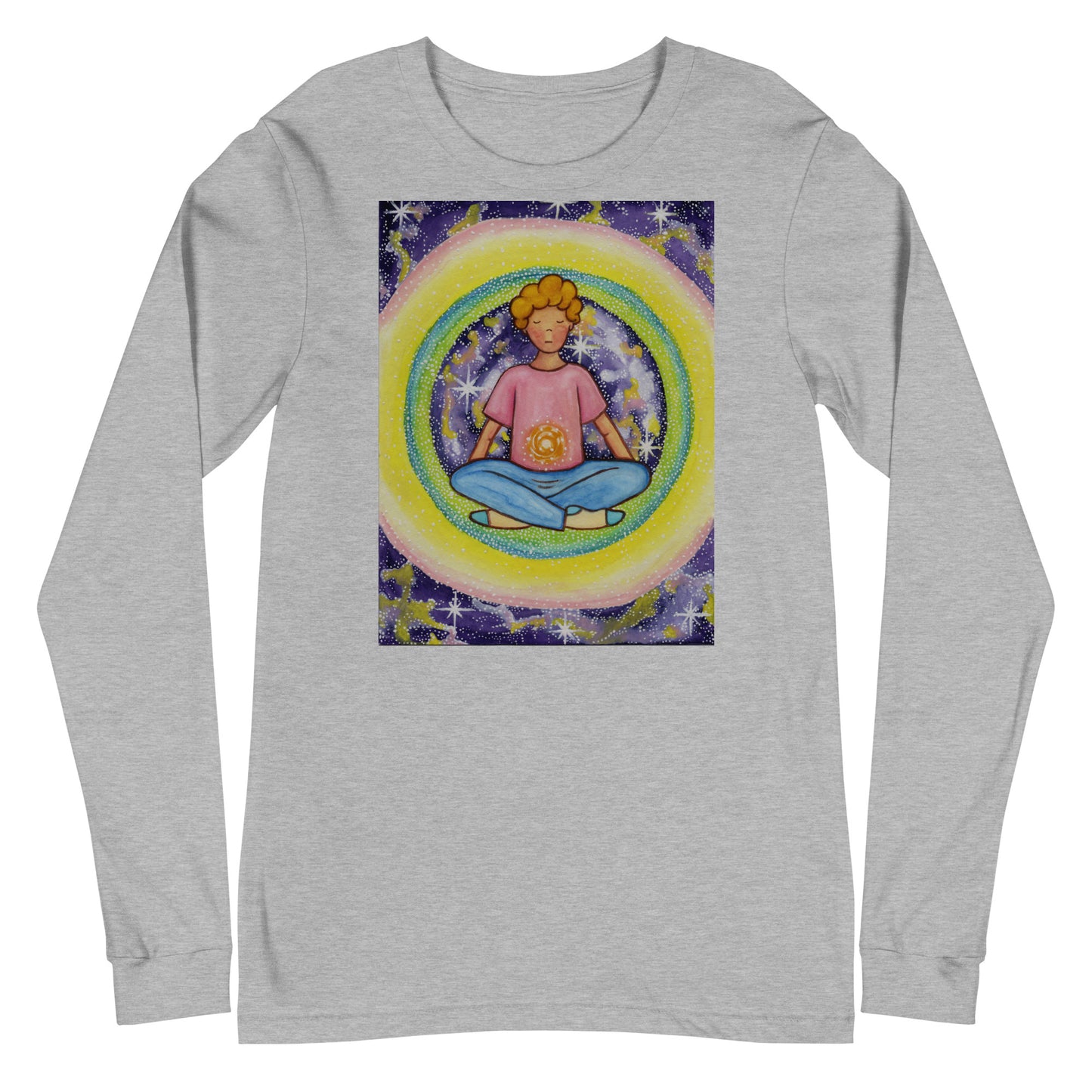 Unisex Long Sleeve Tee (the solar plexus chakra)