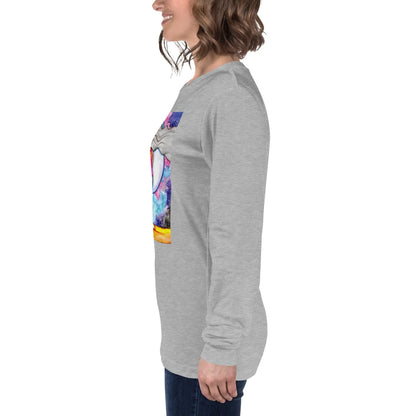 Unisex Long Sleeve Tee (the crown chakra)