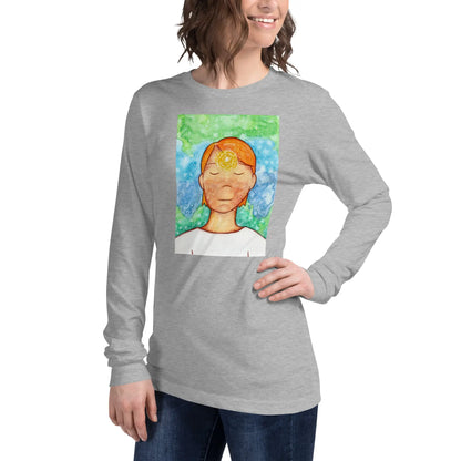 Unisex Long Sleeve Tee (the brow chakra)