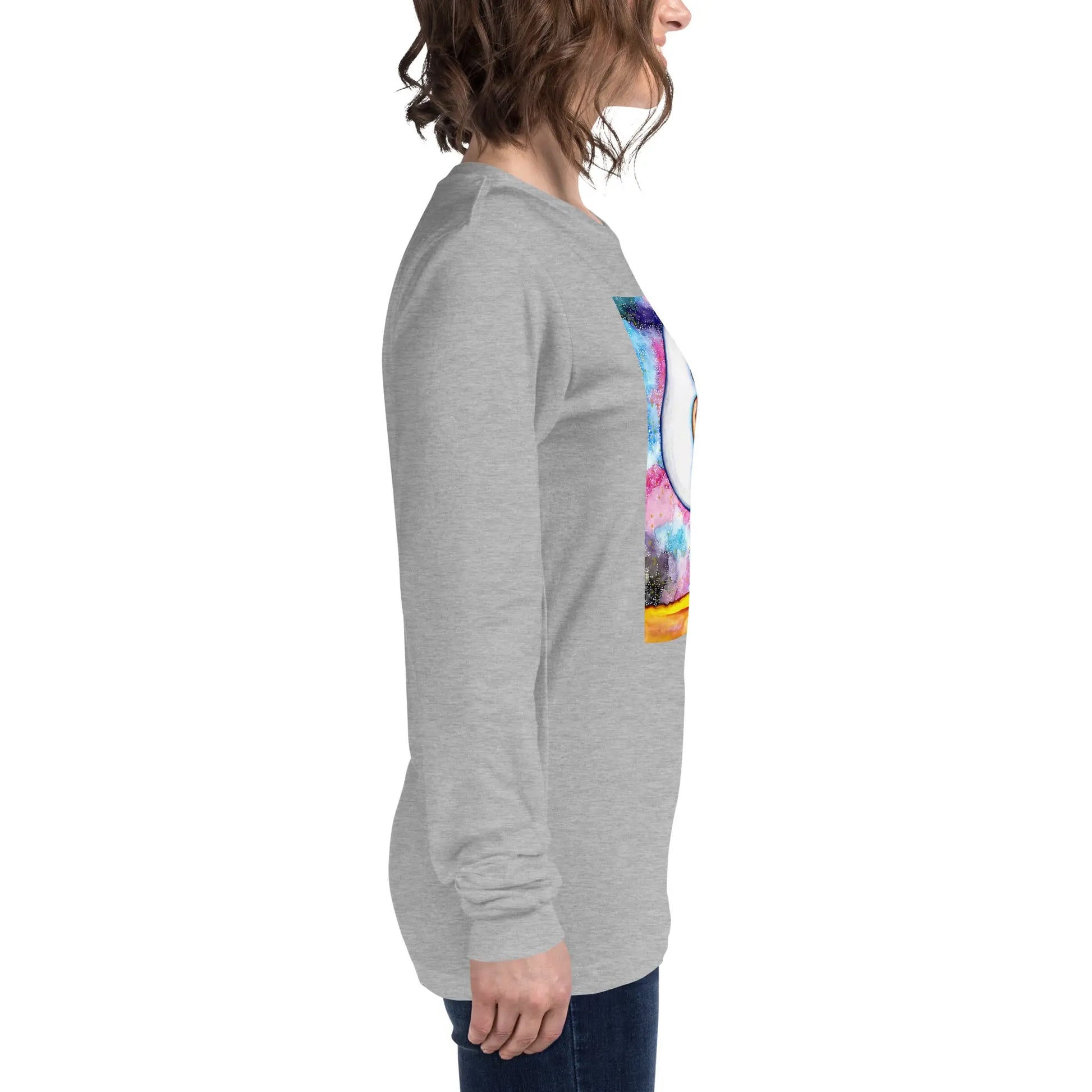 Unisex Long Sleeve Tee (the crown chakra)