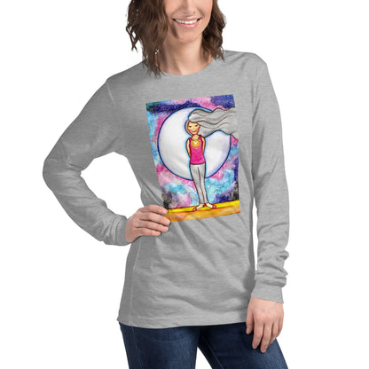 Unisex Long Sleeve Tee (the crown chakra)
