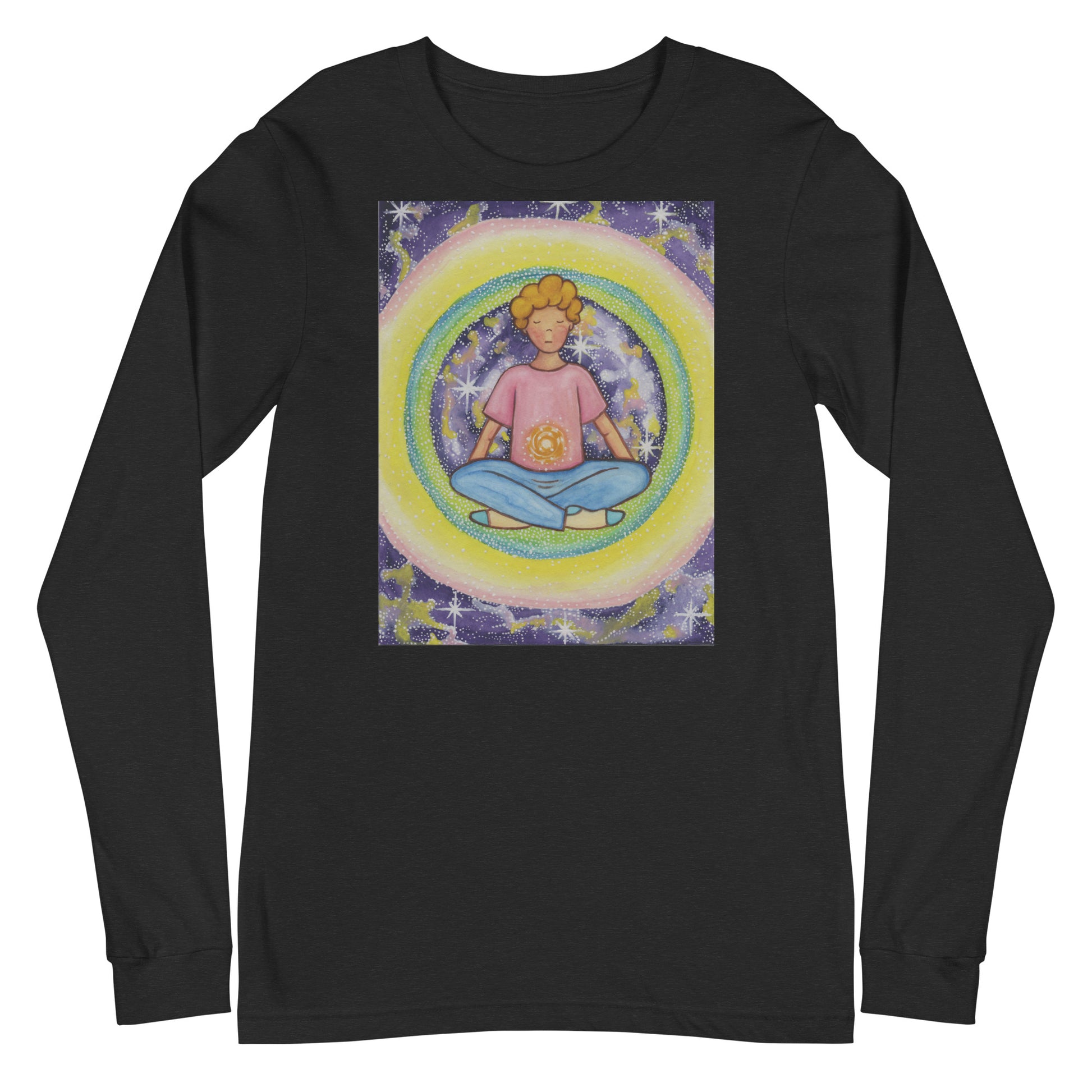 Unisex Long Sleeve Tee (the solar plexus chakra)