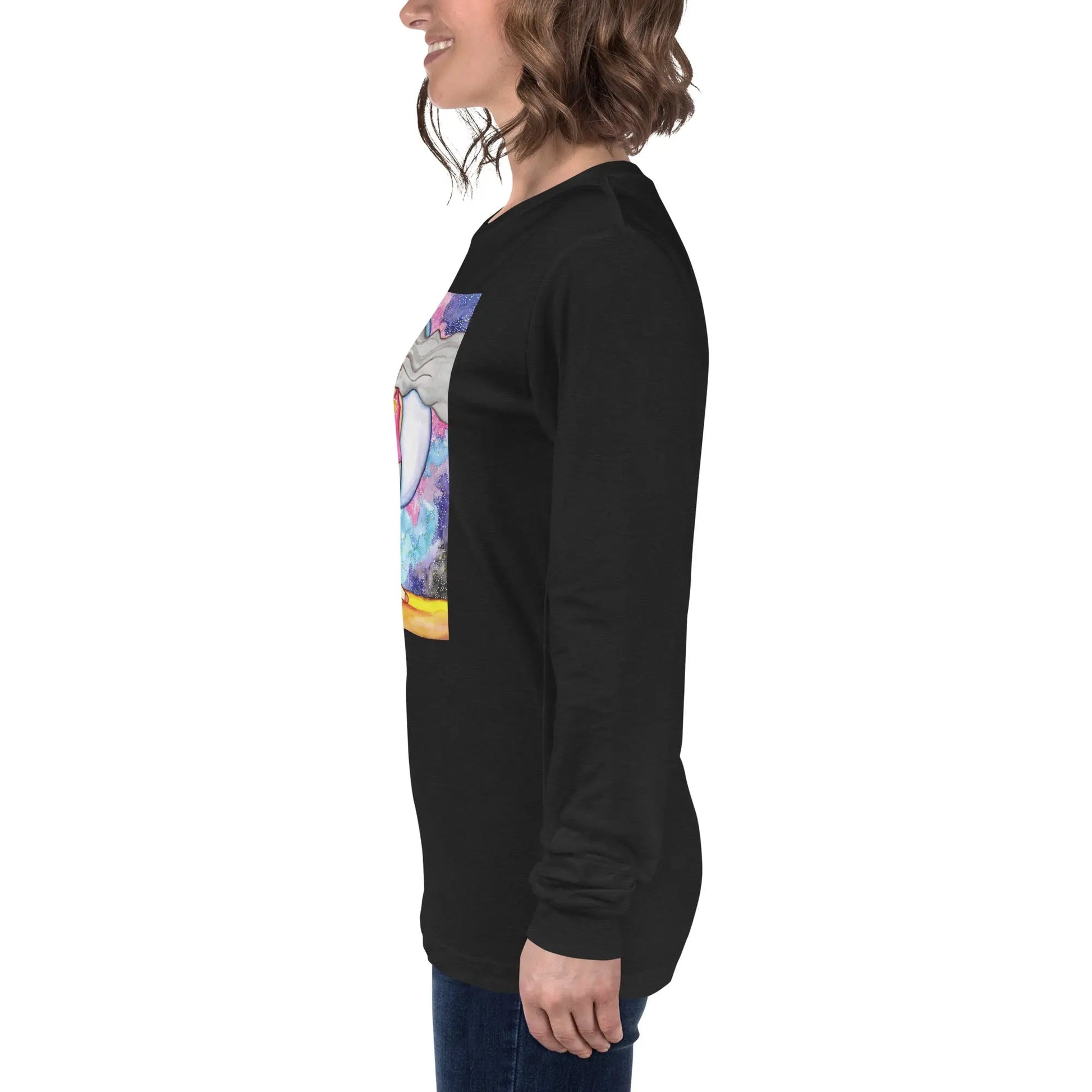 Unisex Long Sleeve Tee (the crown chakra)