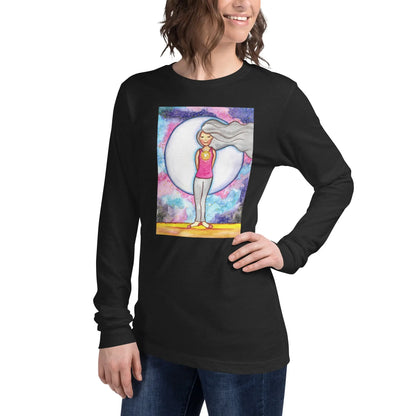 Unisex Long Sleeve Tee (the crown chakra)