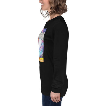 Unisex Long Sleeve Tee (the crown chakra)
