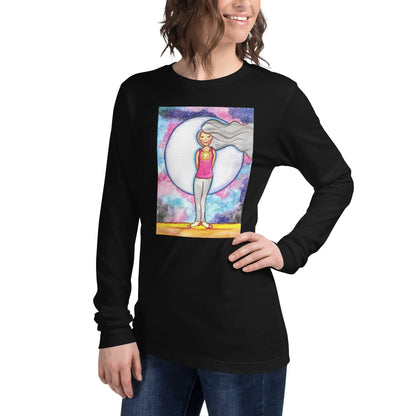 Unisex Long Sleeve Tee (the crown chakra)