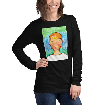 Unisex Long Sleeve Tee (the brow chakra)