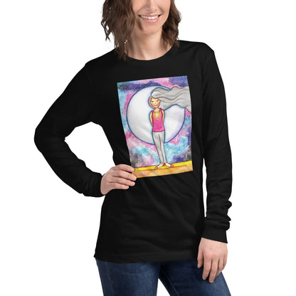 Unisex Long Sleeve Tee (the crown chakra)
