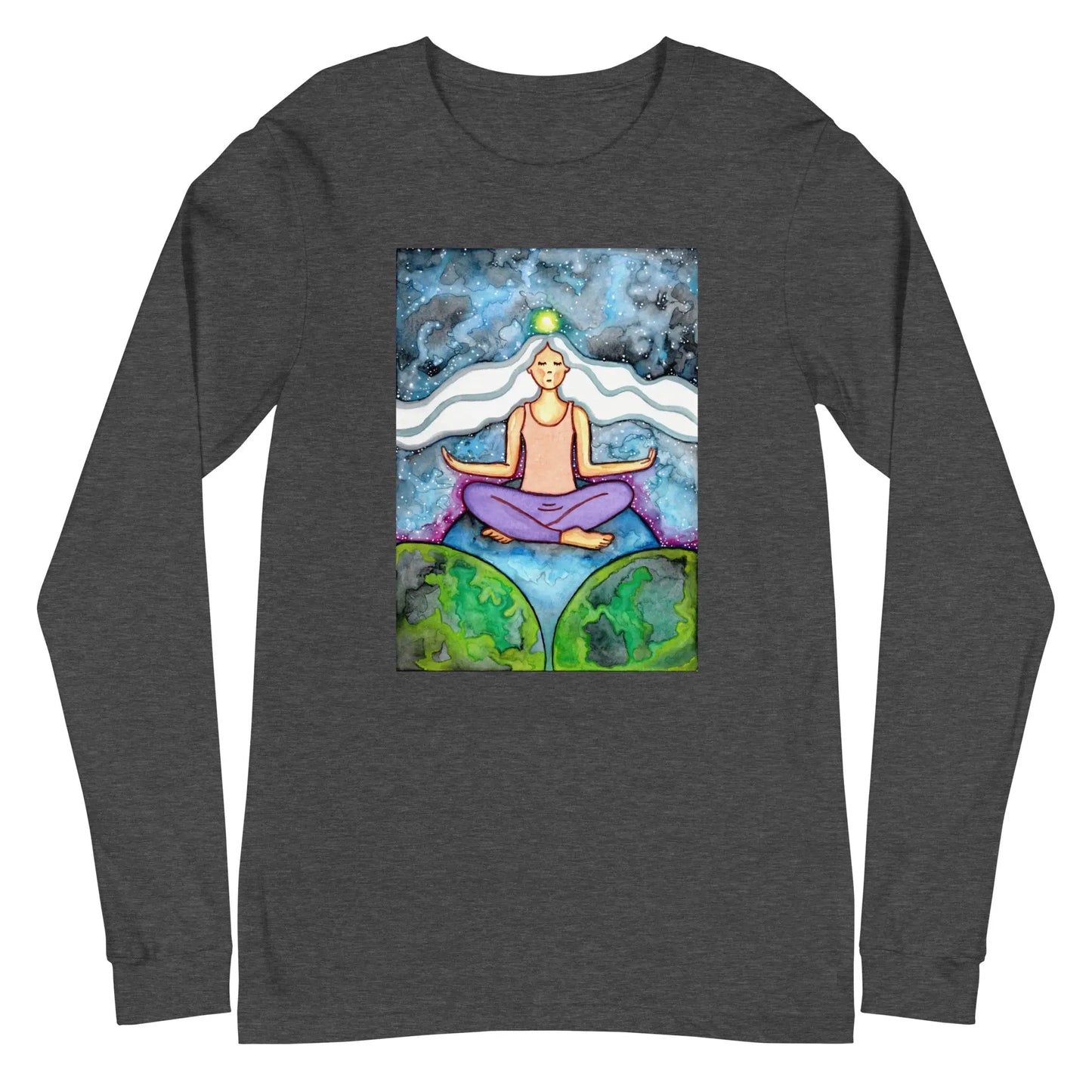 Unisex Long Sleeve Tee (the crown chakra)