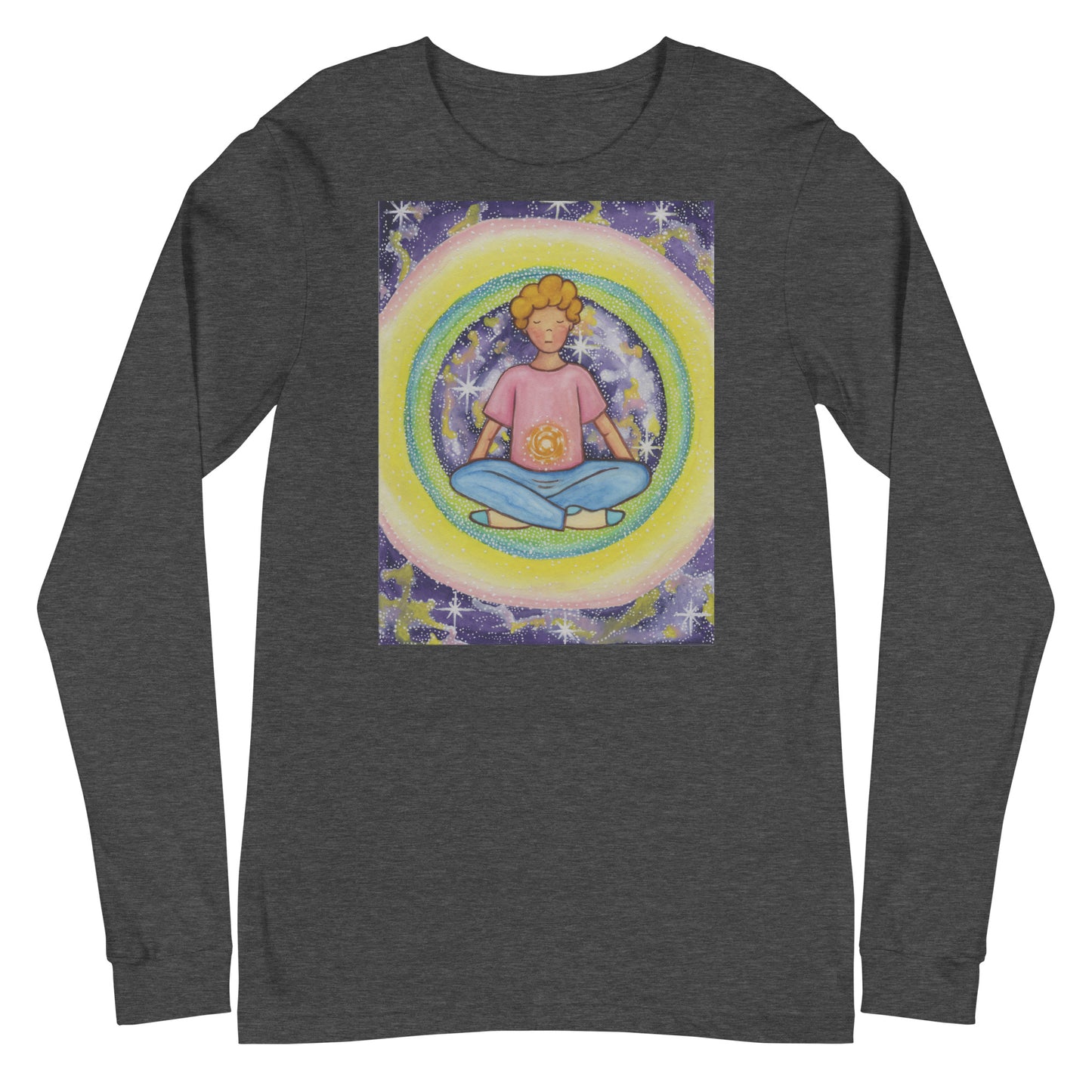 Unisex Long Sleeve Tee (the solar plexus chakra)