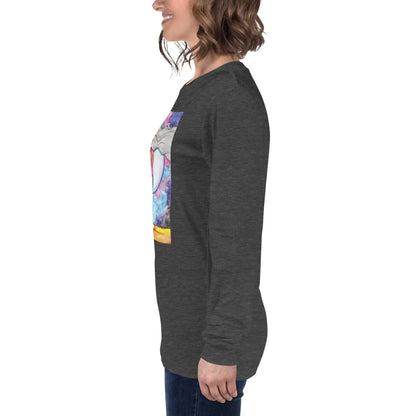 Unisex Long Sleeve Tee (the crown chakra)
