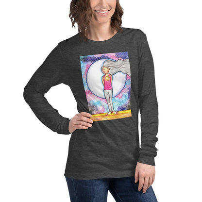 Unisex Long Sleeve Tee (the crown chakra)