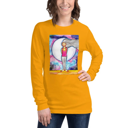Unisex Long Sleeve Tee (the crown chakra)