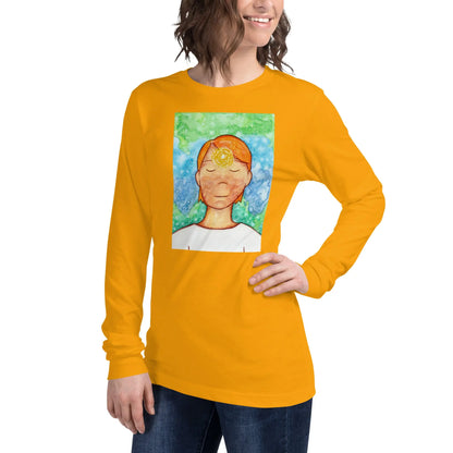 Unisex Long Sleeve Tee (the brow chakra)