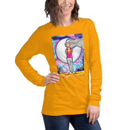 Unisex Long Sleeve Tee (the crown chakra)