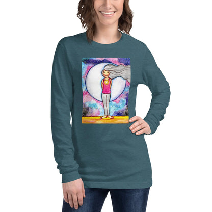 Unisex Long Sleeve Tee (the crown chakra)