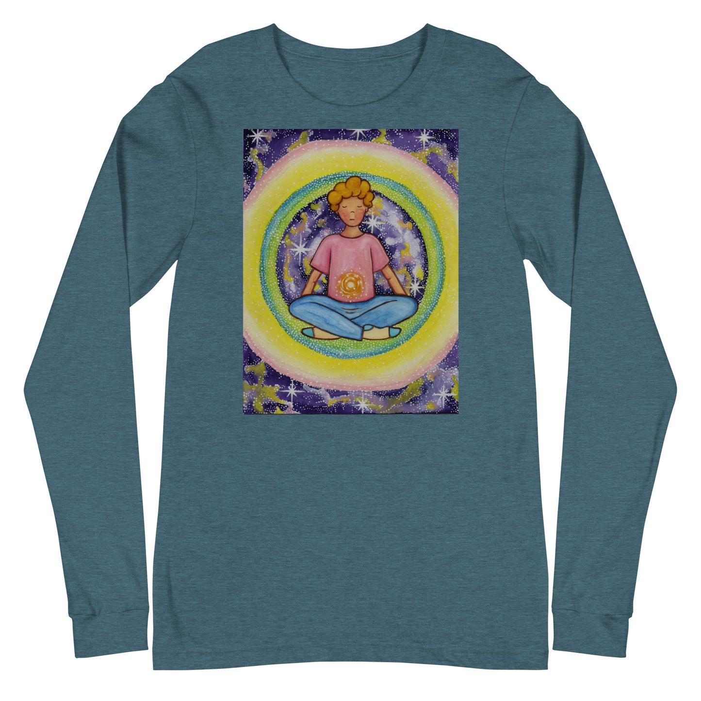 Unisex Long Sleeve Tee (the solar plexus chakra)