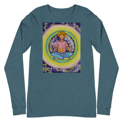 Unisex Long Sleeve Tee (the solar plexus chakra)