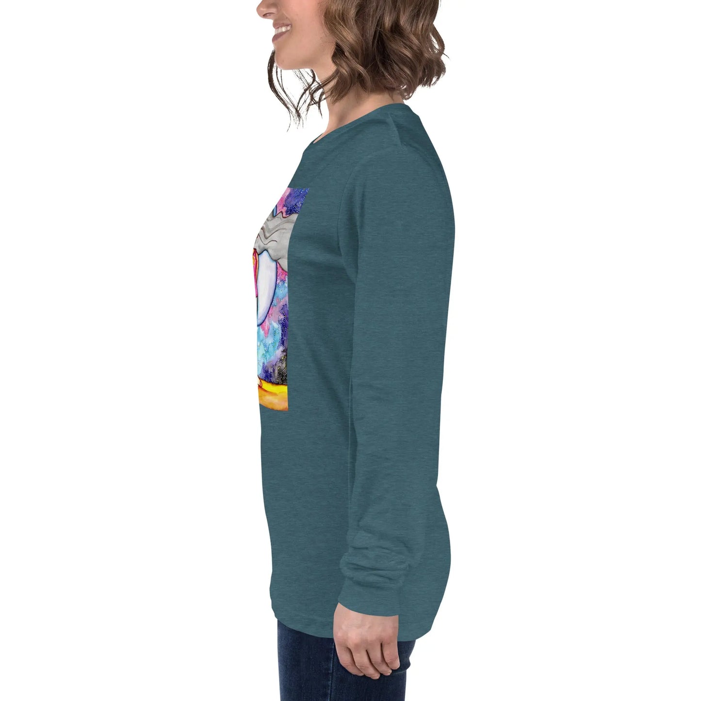 Unisex Long Sleeve Tee (the crown chakra)