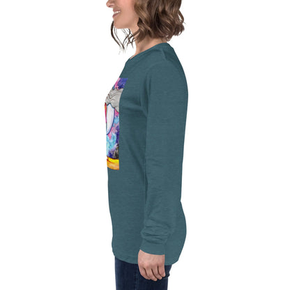 Unisex Long Sleeve Tee (the crown chakra)