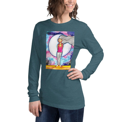 Unisex Long Sleeve Tee (the crown chakra)