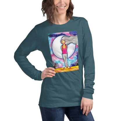Unisex Long Sleeve Tee (the crown chakra)