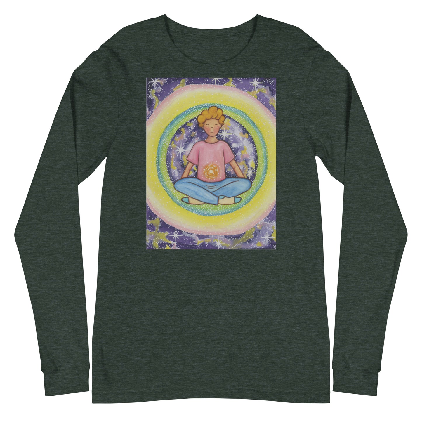 Unisex Long Sleeve Tee (the solar plexus chakra)