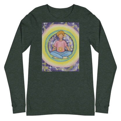 Unisex Long Sleeve Tee (the solar plexus chakra)