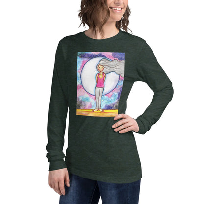 Unisex Long Sleeve Tee (the crown chakra)