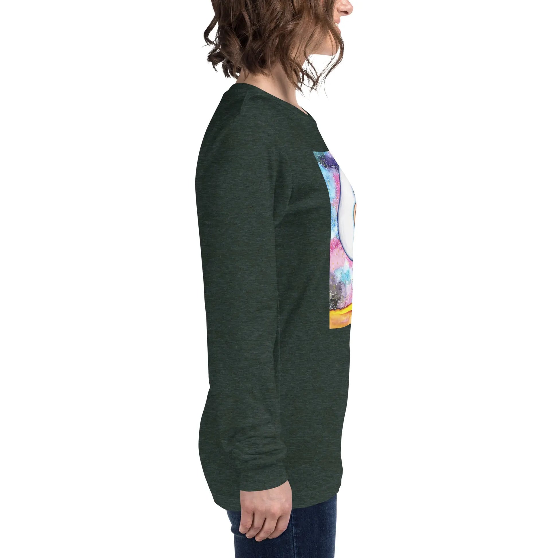 Unisex Long Sleeve Tee (the crown chakra)