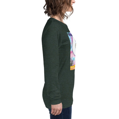 Unisex Long Sleeve Tee (the crown chakra)