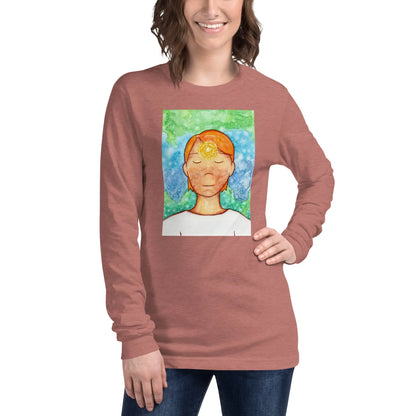 Unisex Long Sleeve Tee (the brow chakra)