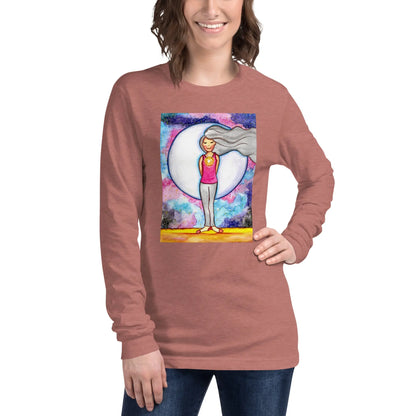 Unisex Long Sleeve Tee (the crown chakra)