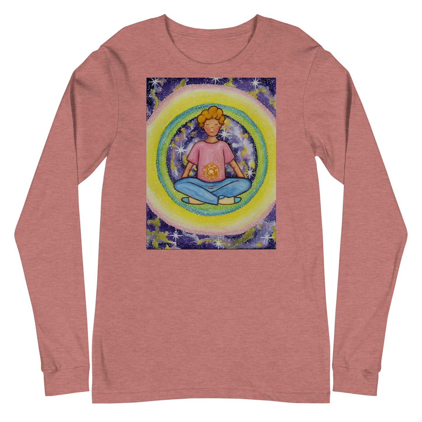 Unisex Long Sleeve Tee (the solar plexus chakra)