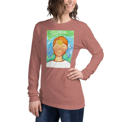 Unisex Long Sleeve Tee (the brow chakra)