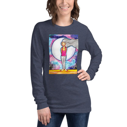 Unisex Long Sleeve Tee (the crown chakra)