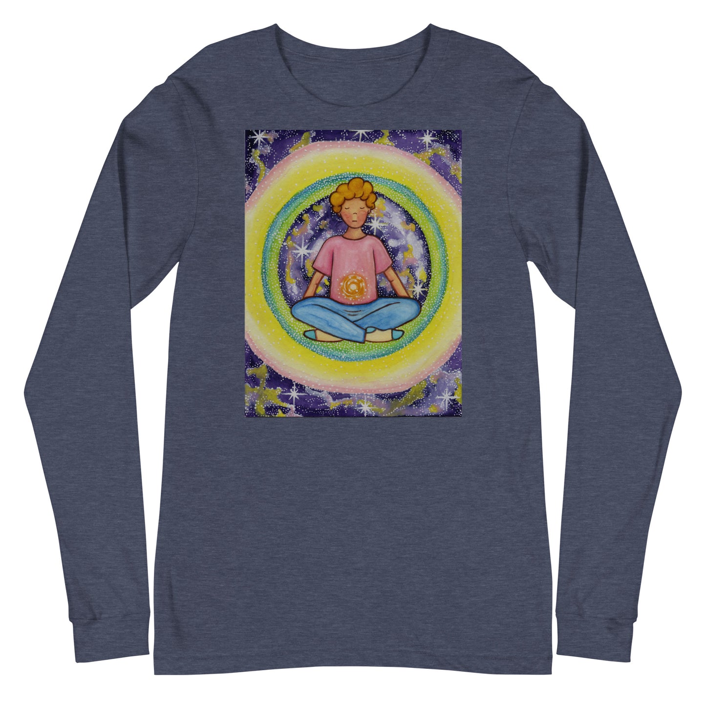 Unisex Long Sleeve Tee (the solar plexus chakra)