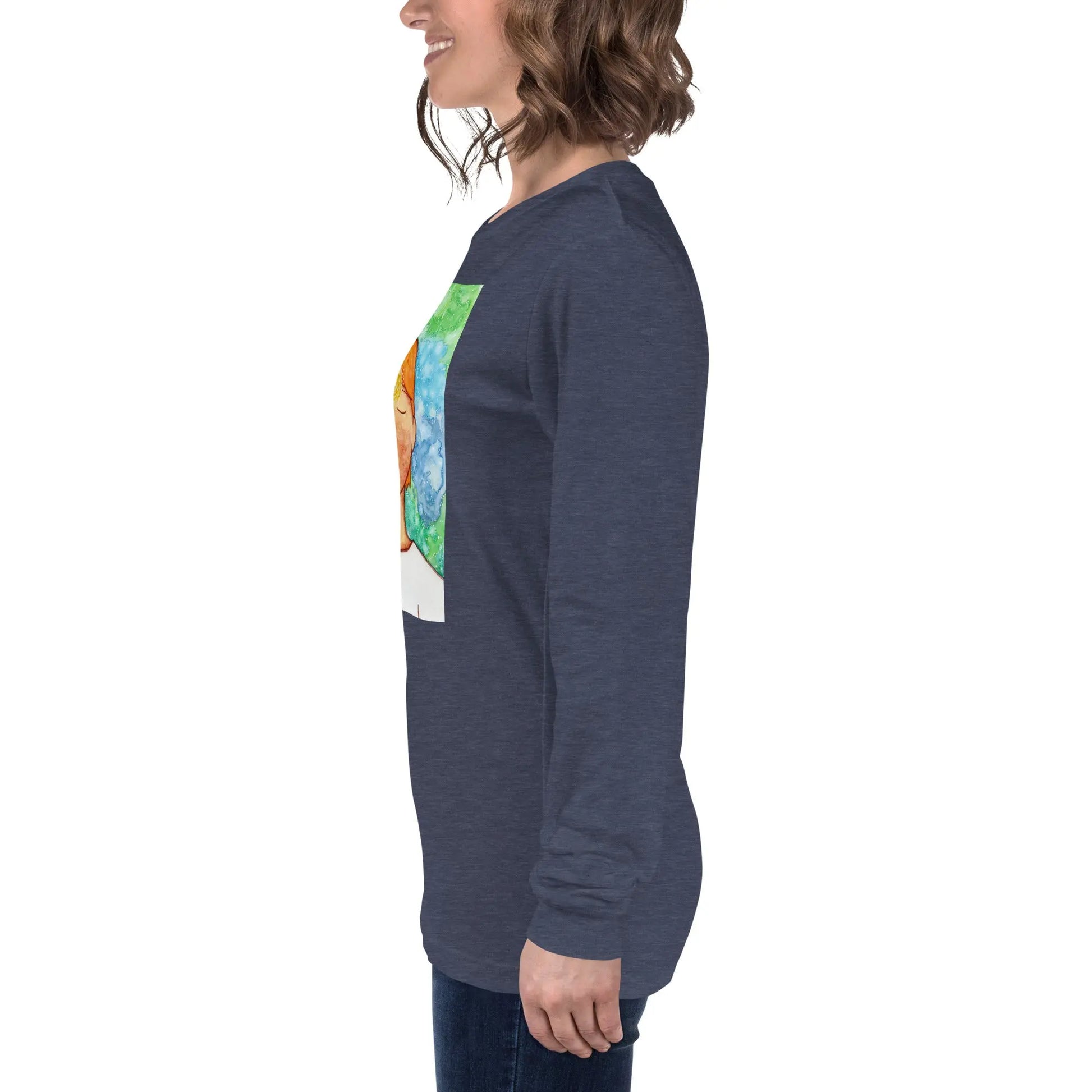 Unisex Long Sleeve Tee (the brow chakra)