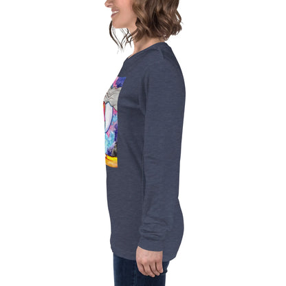 Unisex Long Sleeve Tee (the crown chakra)