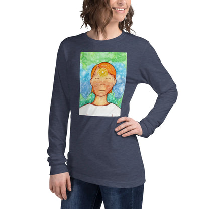 Unisex Long Sleeve Tee (the brow chakra)