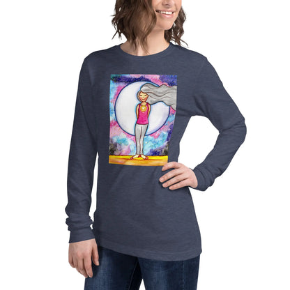 Unisex Long Sleeve Tee (the crown chakra)