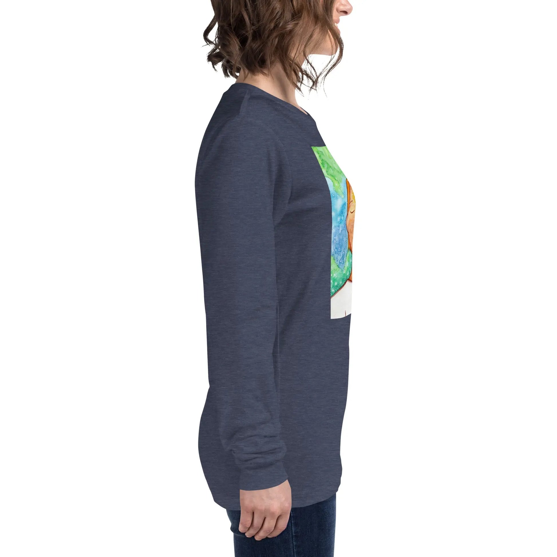 Unisex Long Sleeve Tee (the brow chakra)